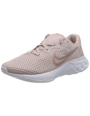 Nike Damen Renew Run 2 Running Shoe, Champagne/Metallic Red Bronze-Light Violet-White, 40.5 EU