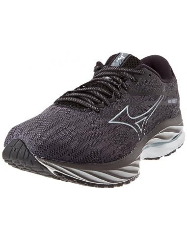 Mizuno Herren Wave Rider 27 Laufen, Ebony Iblue Black, 42.5 EU